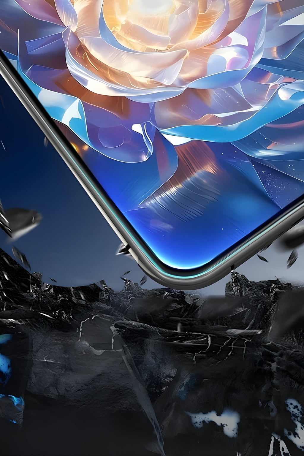 iPhone 14 Pro Temperli Cam Ekran Koruyucu | Mohseven Safir Kaplama Privacy Hayalet - 40KG Darbe Dayanımı