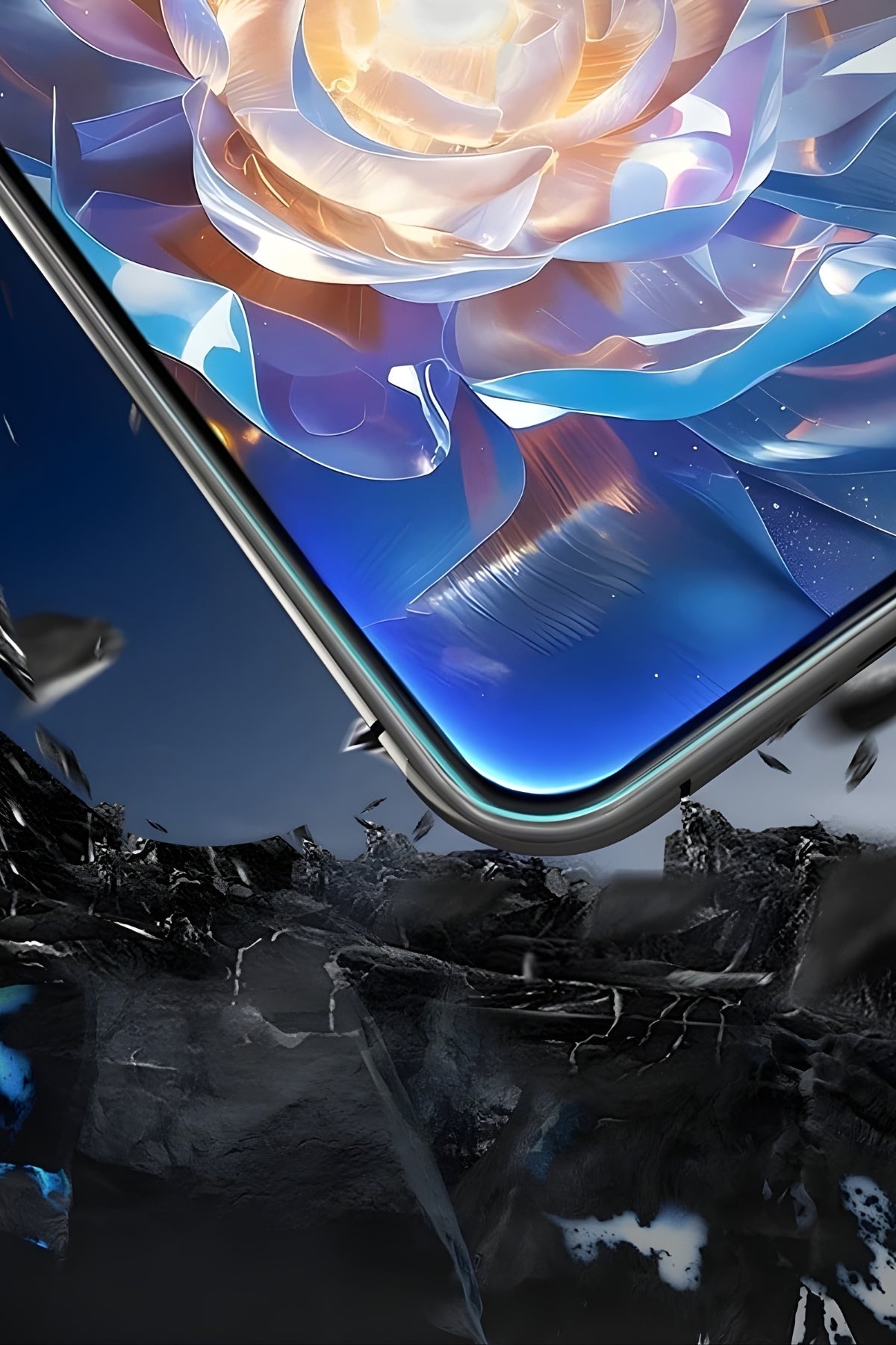 iPhone 14 Temperli Cam Ekran Koruyucu | Mohseven Safir Kaplama Privacy Hayalet - 40KG Darbe Dayanımı