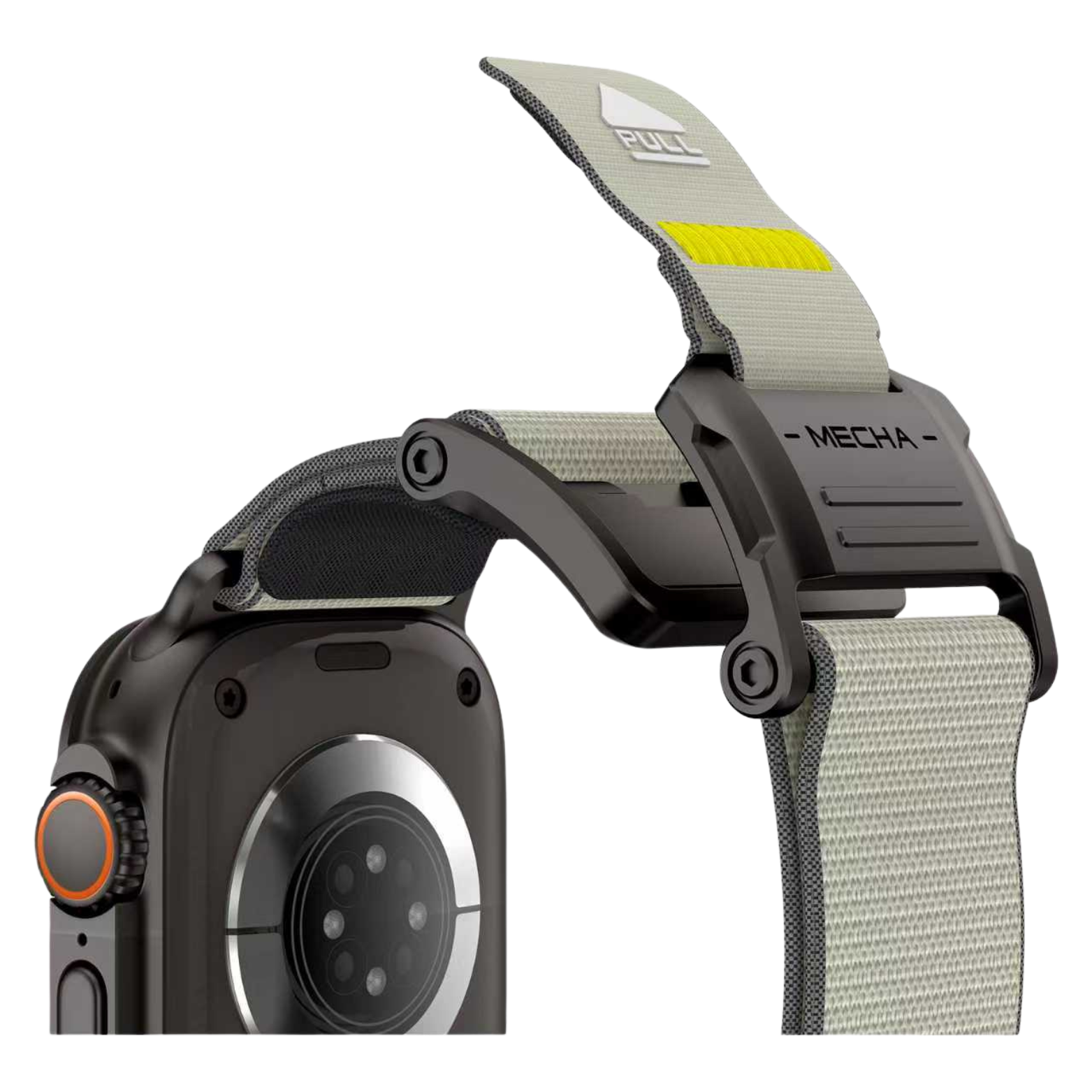 Mecha Band Sport Style 301 Stainless Steel Magnetic Connection iwatch S & Ultra 44MM~49MM