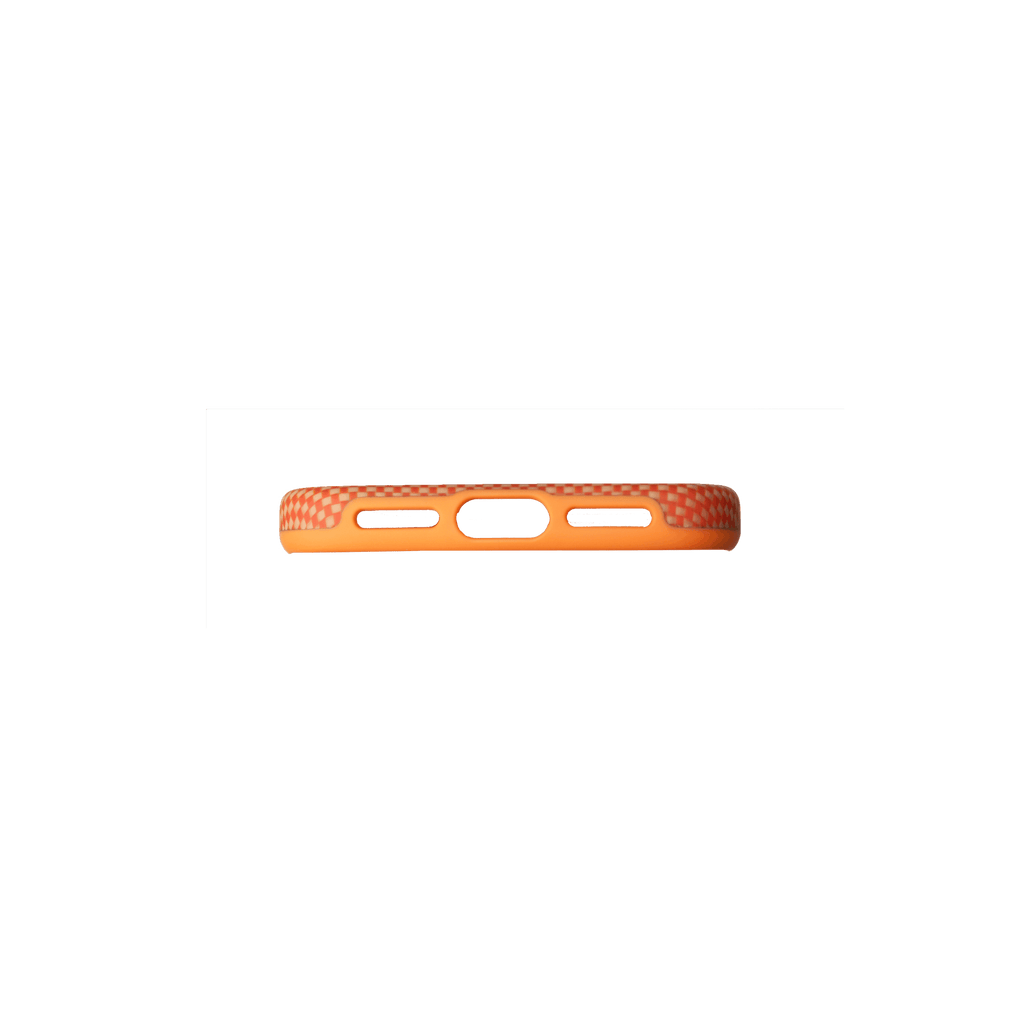 Iphone Aramid fiber full-coverage phone case ultimate protection orange