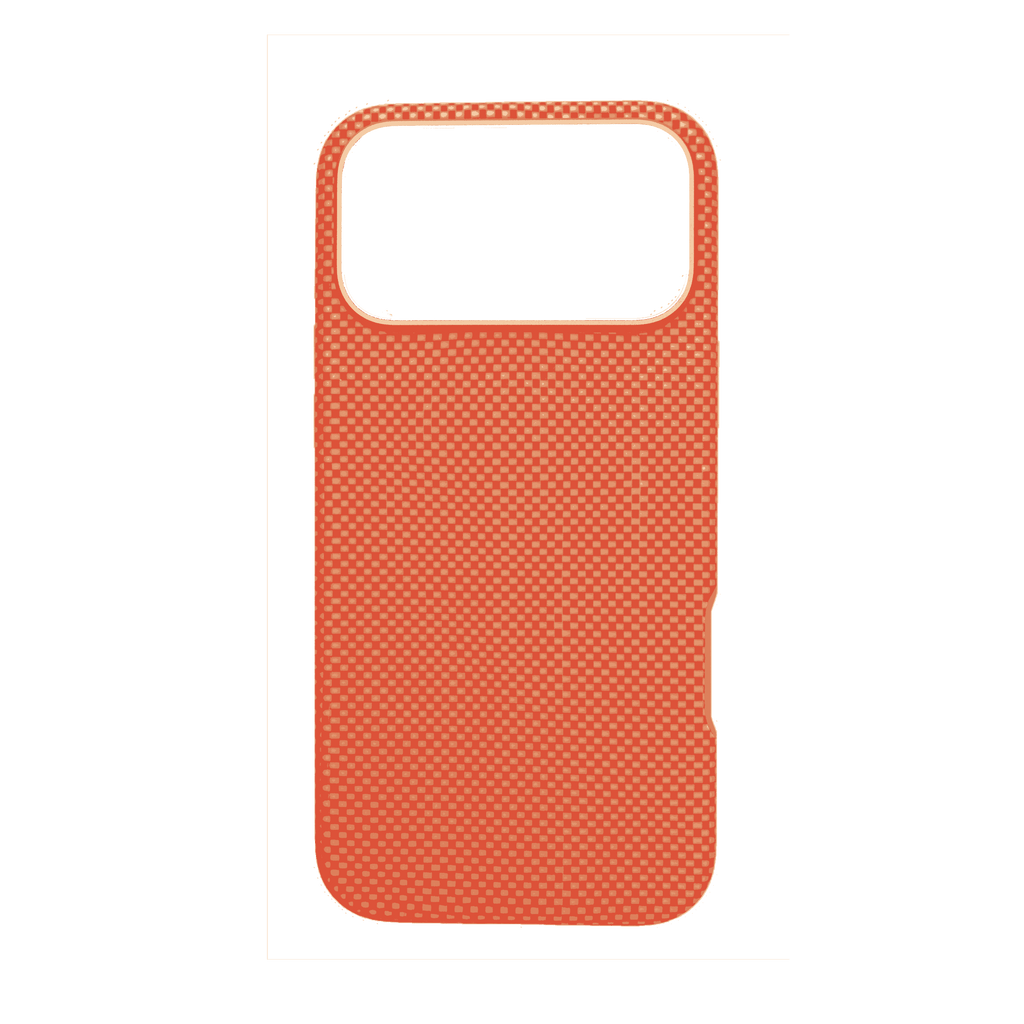 Iphone Aramid fiber full-coverage phone case ultimate protection orange