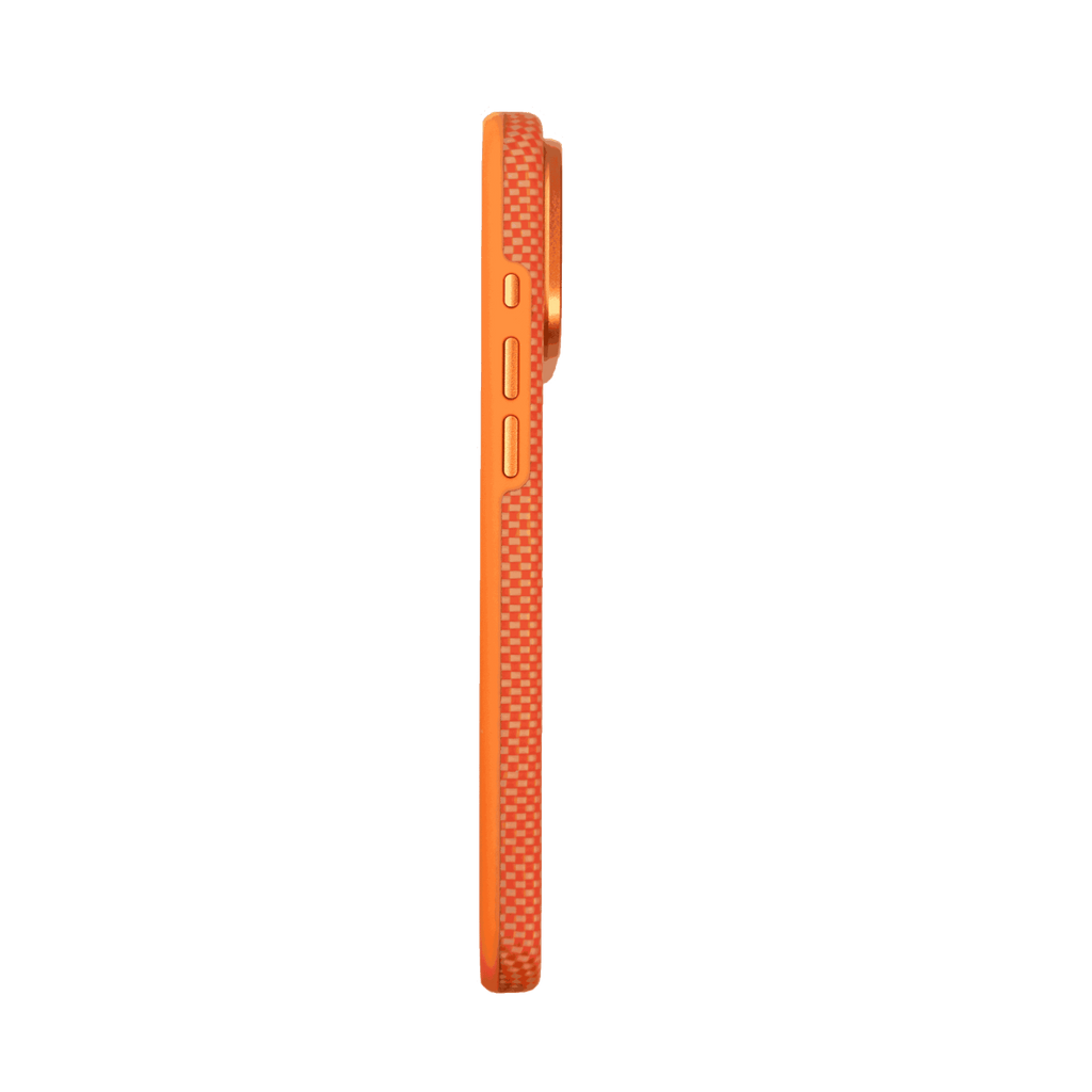 Iphone Aramid fiber full-coverage phone case ultimate protection orange