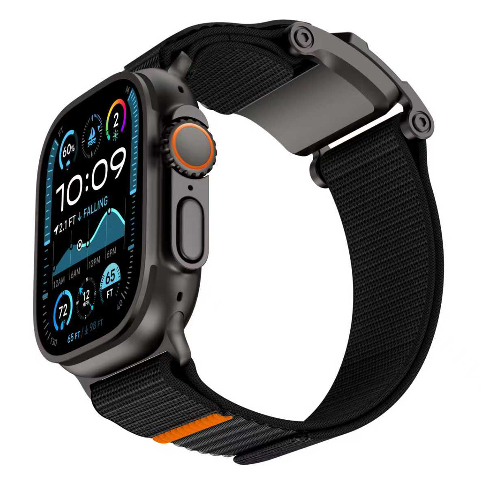 Mecha Band Sport Style 301 Stainless Steel Magnetic Connection iwatch S & Ultra 44MM~49MM
