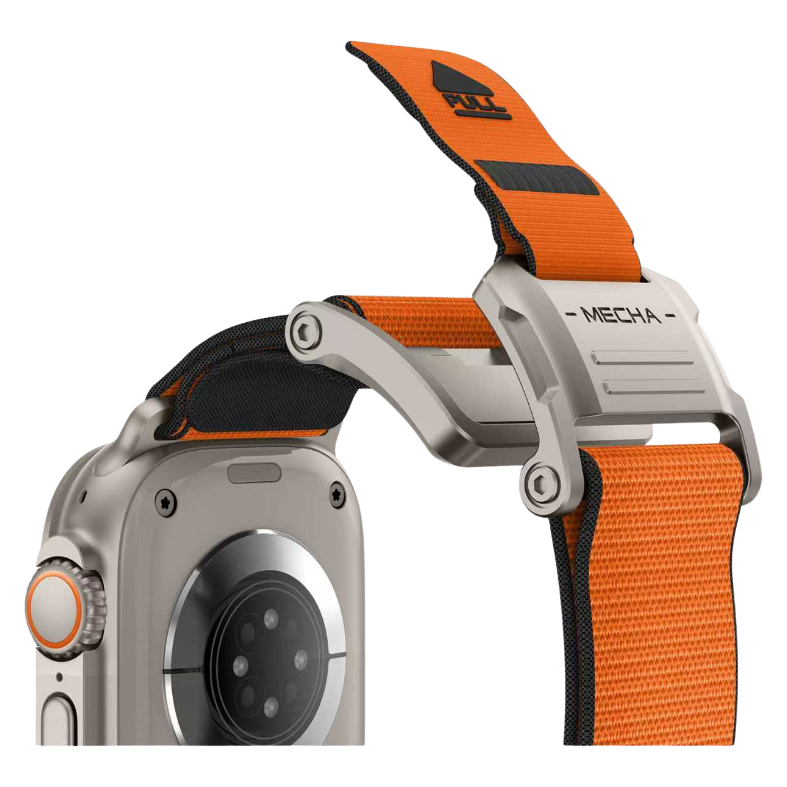 Mecha Band Sport Style 301 Stainless Steel Magnetic Connection iwatch S & Ultra 44MM~49MM