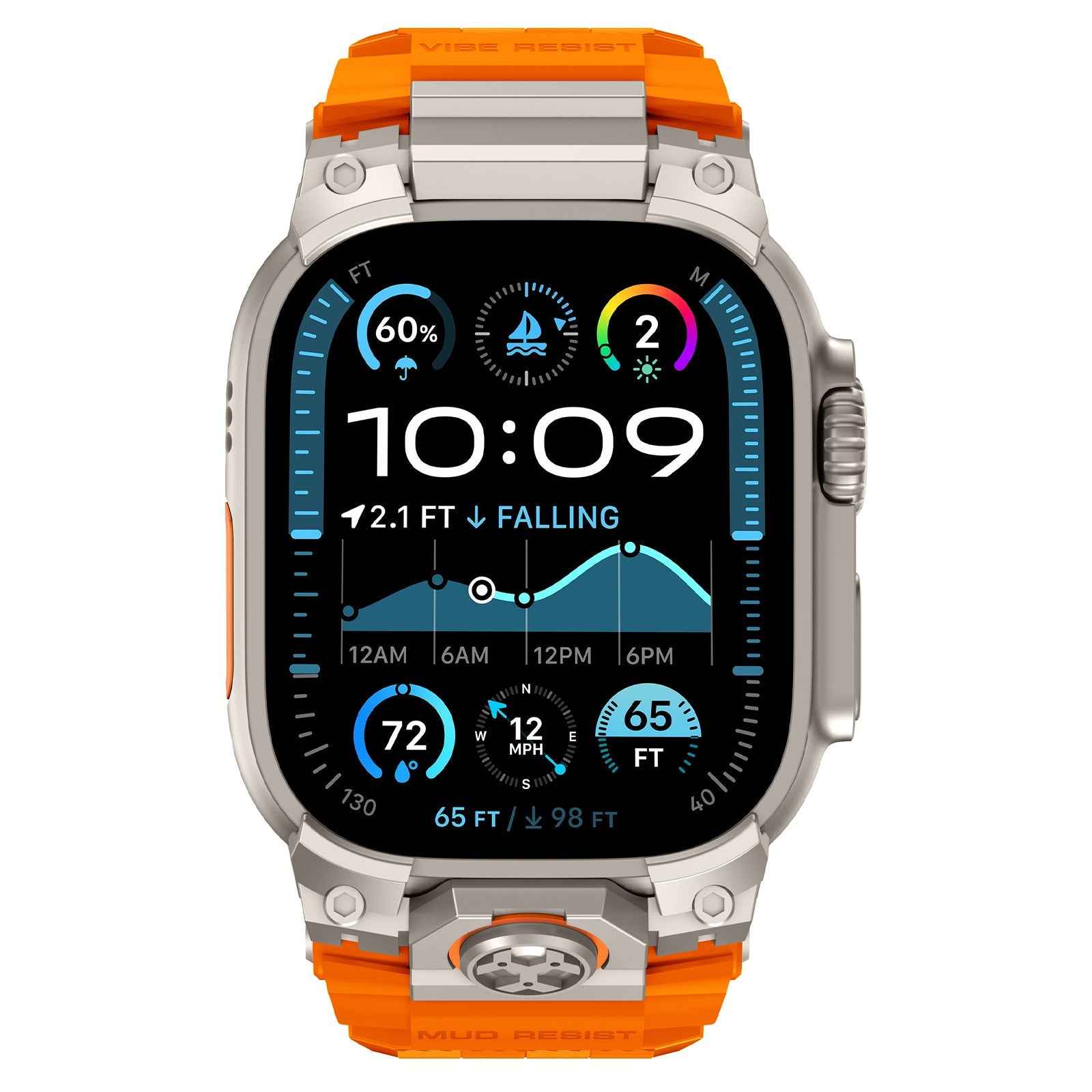 Armor Band Tough Guy Style 301 Stainless Steel iwatch Ultra 49MM