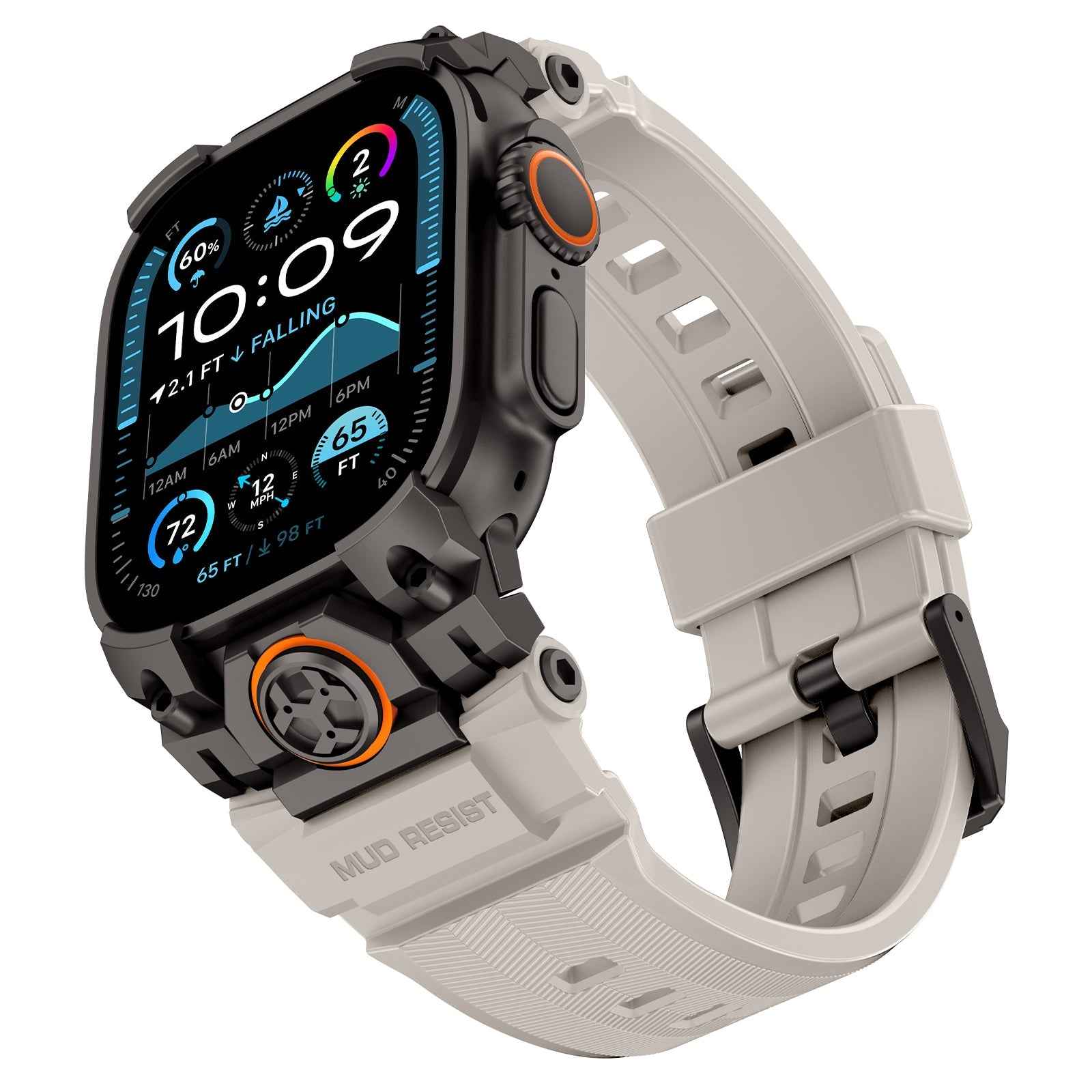 Armor Band Tough Guy Style 301 Stainless Steel iwatch Ultra 49MM
