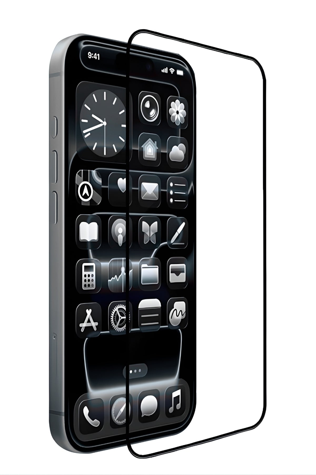 iPhone 13 Pro Temperli Cam Ekran Koruyucu | Mohseven Safir Kaplama HD - 40KG Darbe Dayanımı