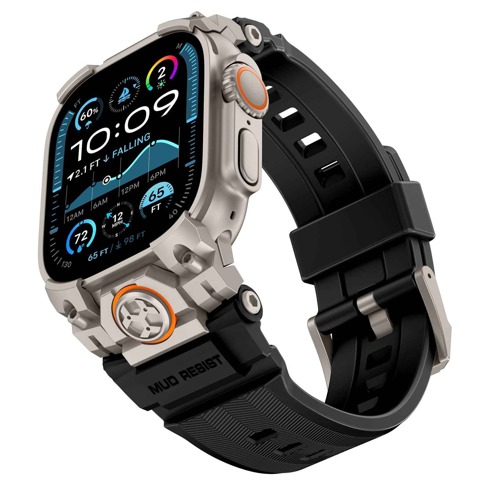 Armor Band Tough Guy Style 301 Stainless Steel iwatch Ultra 49MM