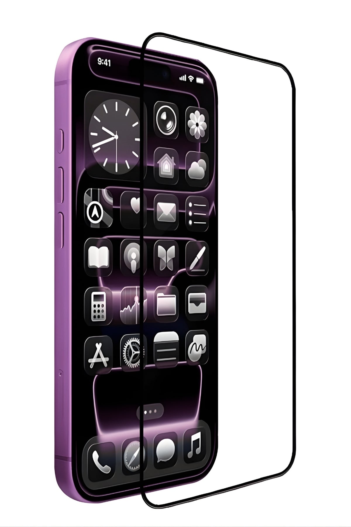 iPhone 16E Temperli Cam Ekran Koruyucu | Mohseven Safir Kaplama HD - 40KG Darbe Dayanımı