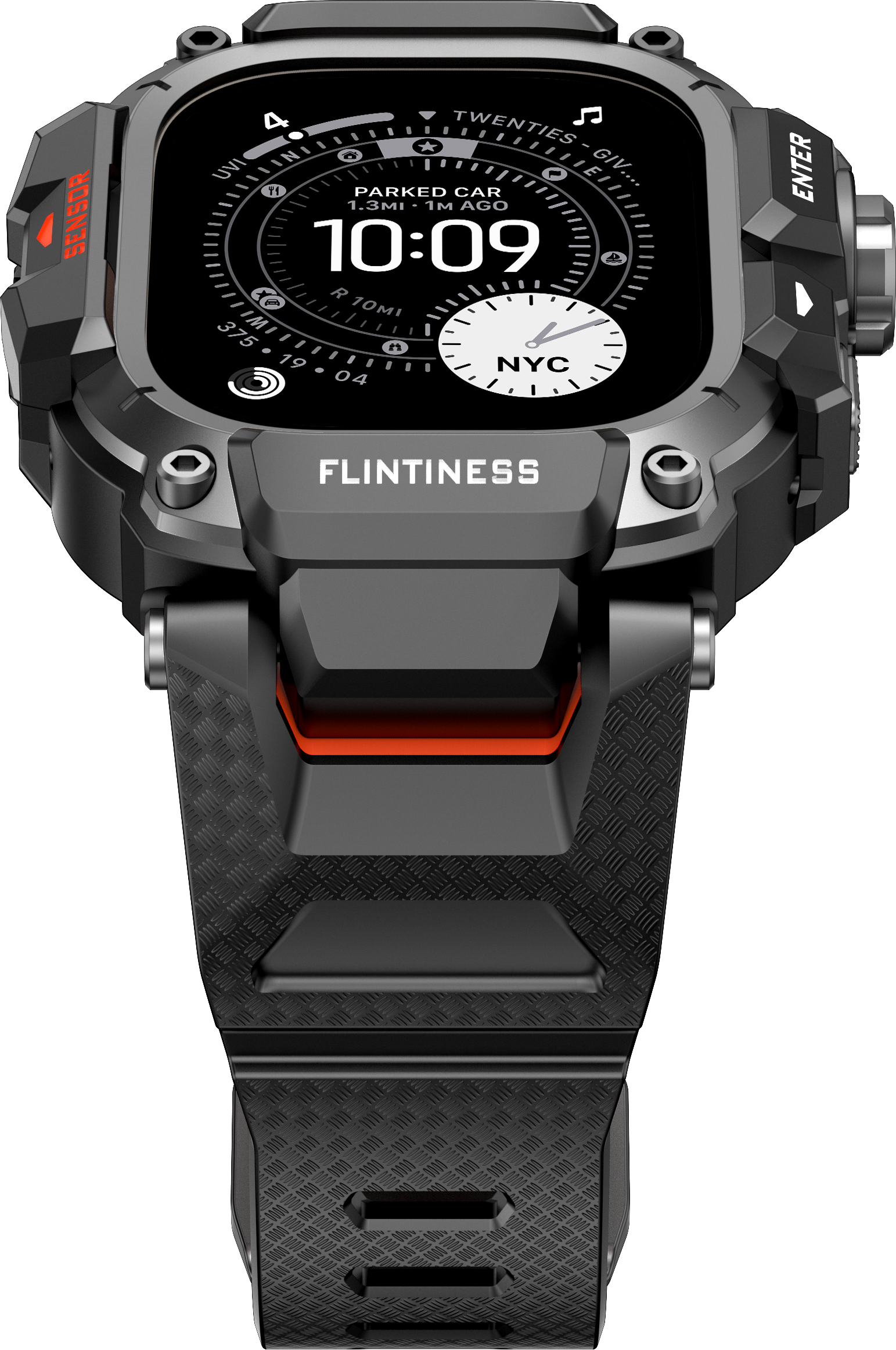 Punk Fortress Style Ultimate Protection for Extreme Sport Athlete iWatch Ultra 49MM
