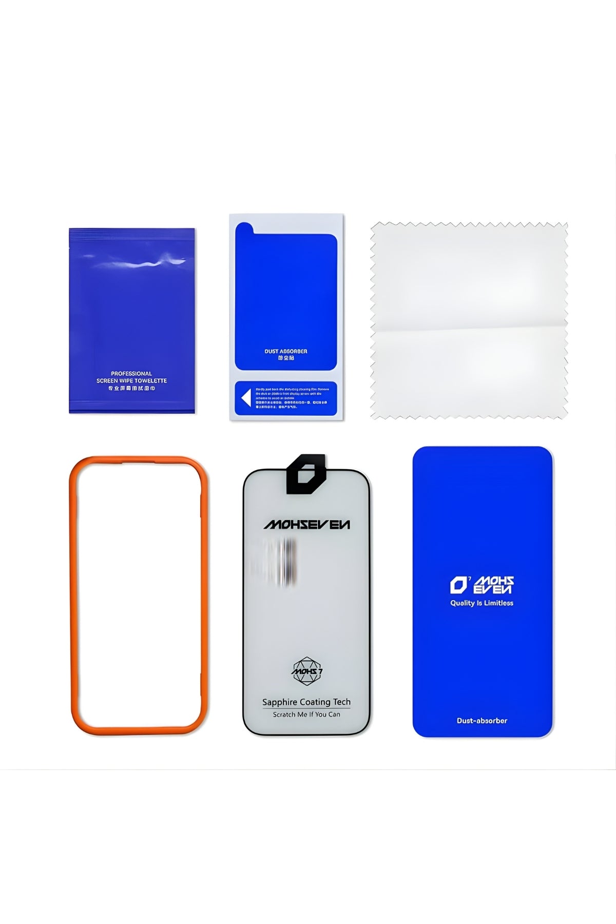 iPhone 16 Pro Max Temperli Cam Ekran Koruyucu | Mohseven Safir Kaplama 3D Glue Privacy Hayalet - 40KG Darbe Dayanımı