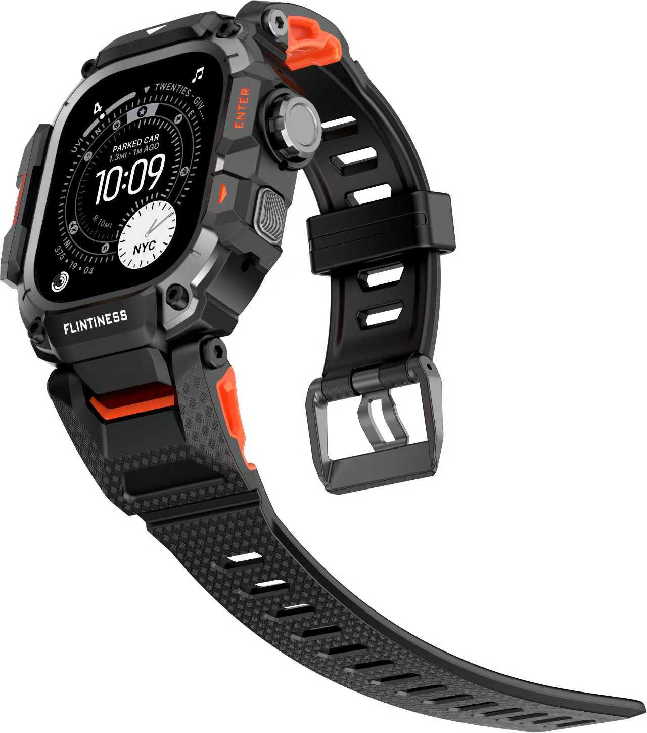 Punk Fortress Style Ultimate Protection for Extreme Sport Athlete iWatch Ultra 49MM