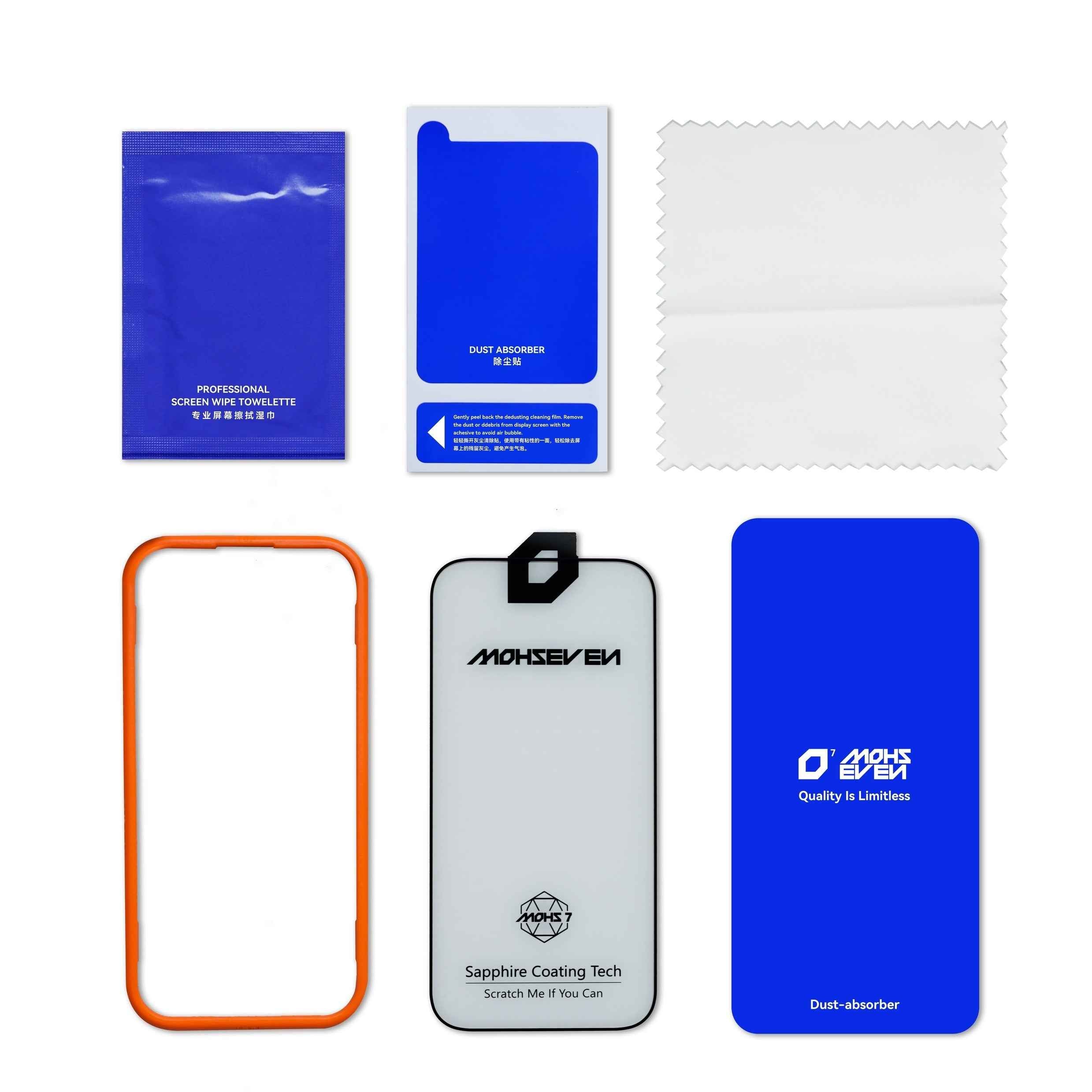 Sapphire Coating Iphone Mohs 7 Hardness Edge Glue Glass Privacy
