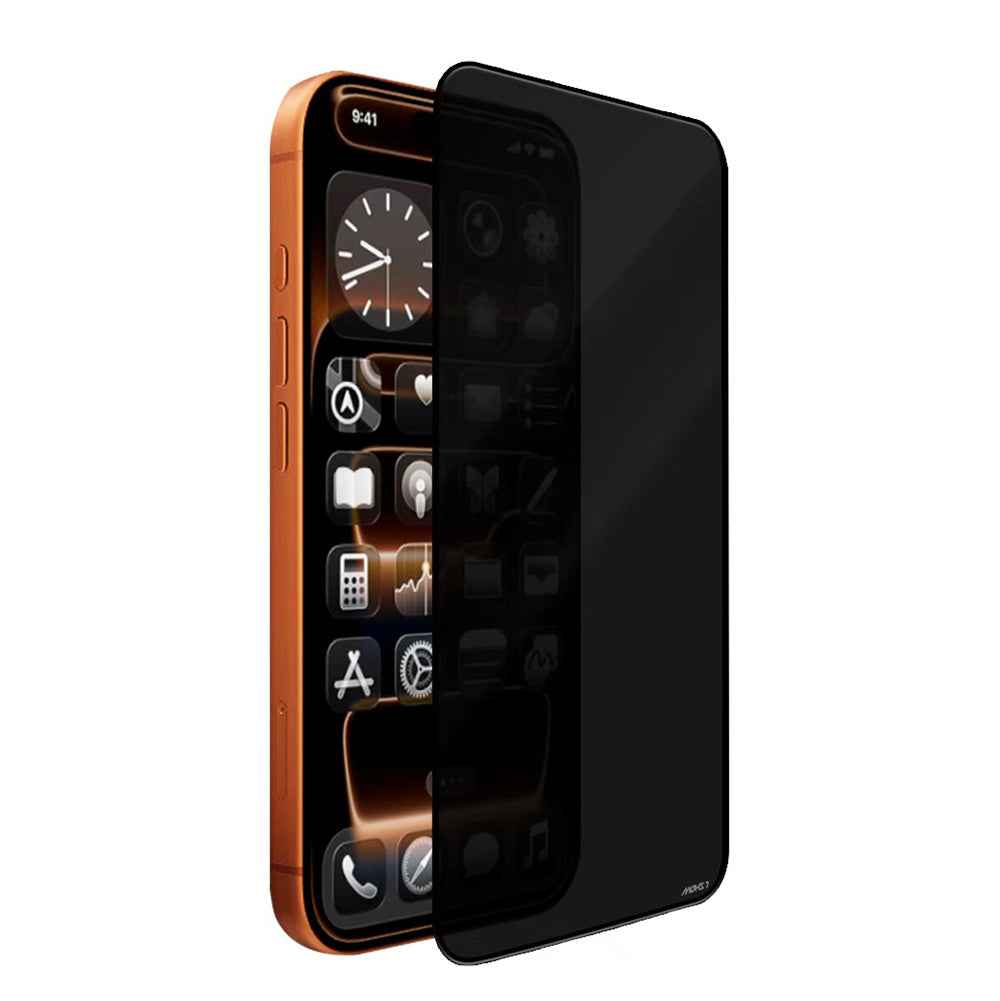 iPhone 14 Pro Max Mohseven Safir Coating Hayalet Temperli Cam Ekran Koruyucu