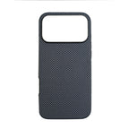 iPhone 17 Pro Kılıf M-safe Şarj Özellikli Mohseven 1500D Aramid Fiber Kapak - Mavi renk ürün görseli