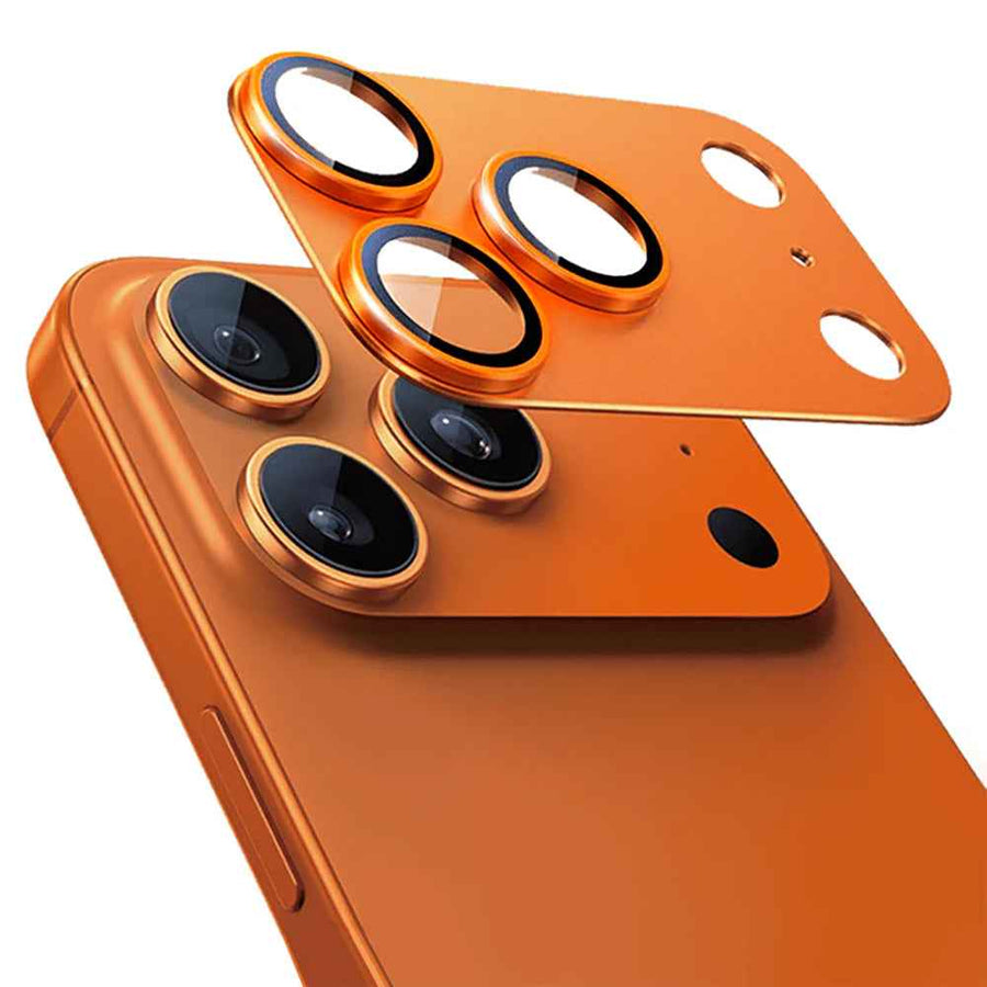 iPhone 17 Pro Mohseven Alüminyum Kaplamalı Safir Yansıma Önleyici Kamera Lens Koruyucu
