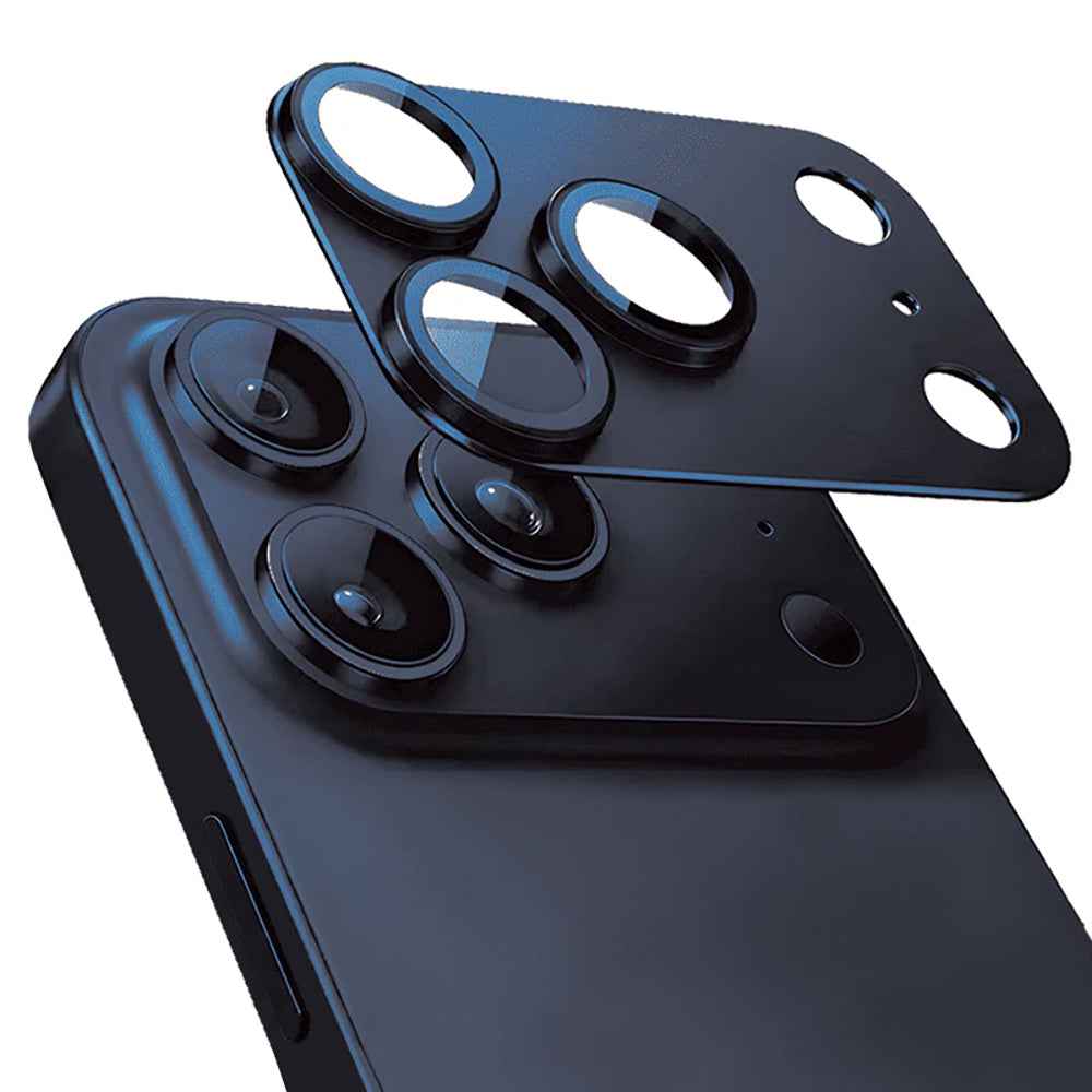 iPhone 17 Pro Mohseven Alüminyum Kaplamalı Safir Yansıma Önleyici Kamera Lens Koruyucu