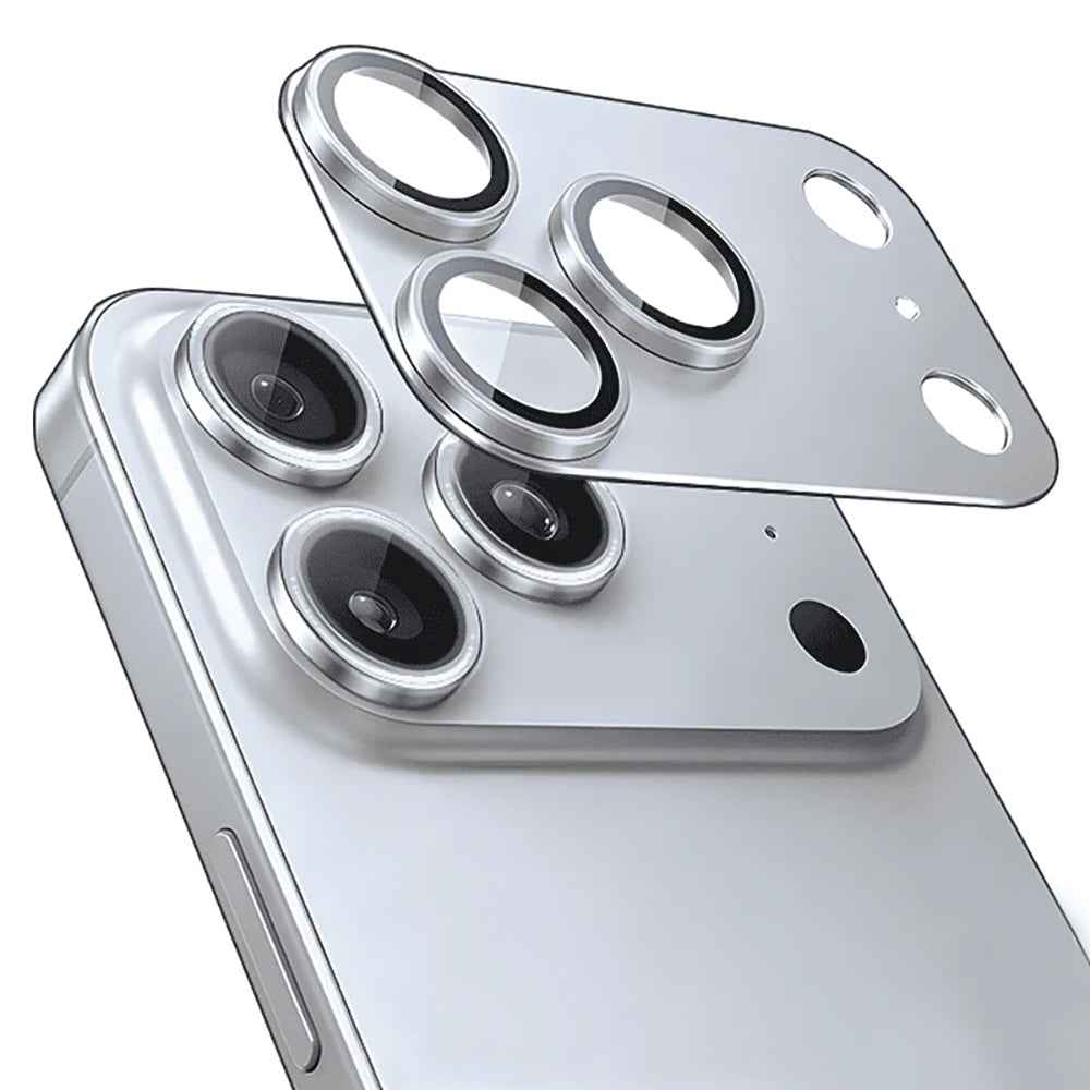 iPhone 17 Pro Mohseven Alüminyum Kaplamalı Safir Yansıma Önleyici Kamera Lens Koruyucu