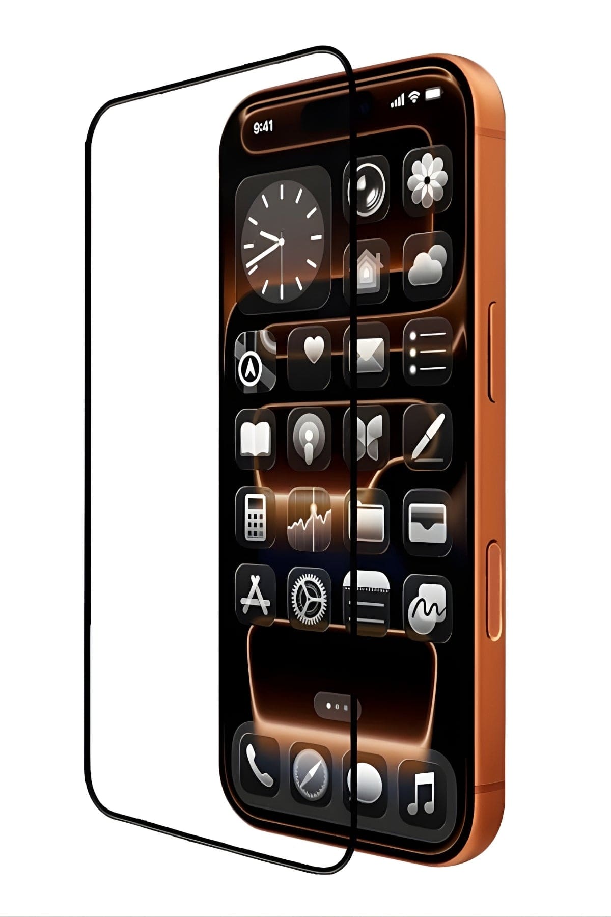 Apple iPhone 17E Mohseven Safir Coating Privacy Hayalet Temperli Cam Ekran Koruyucu - Mohseven TR