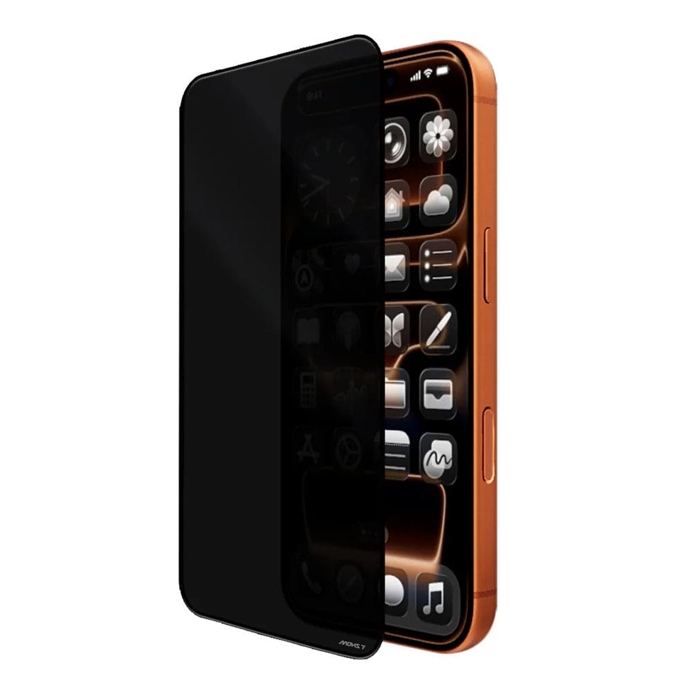 Apple iPhone 17E Mohseven Safir Coating Privacy Hayalet Temperli Cam Ekran Koruyucu - Mohseven TR
