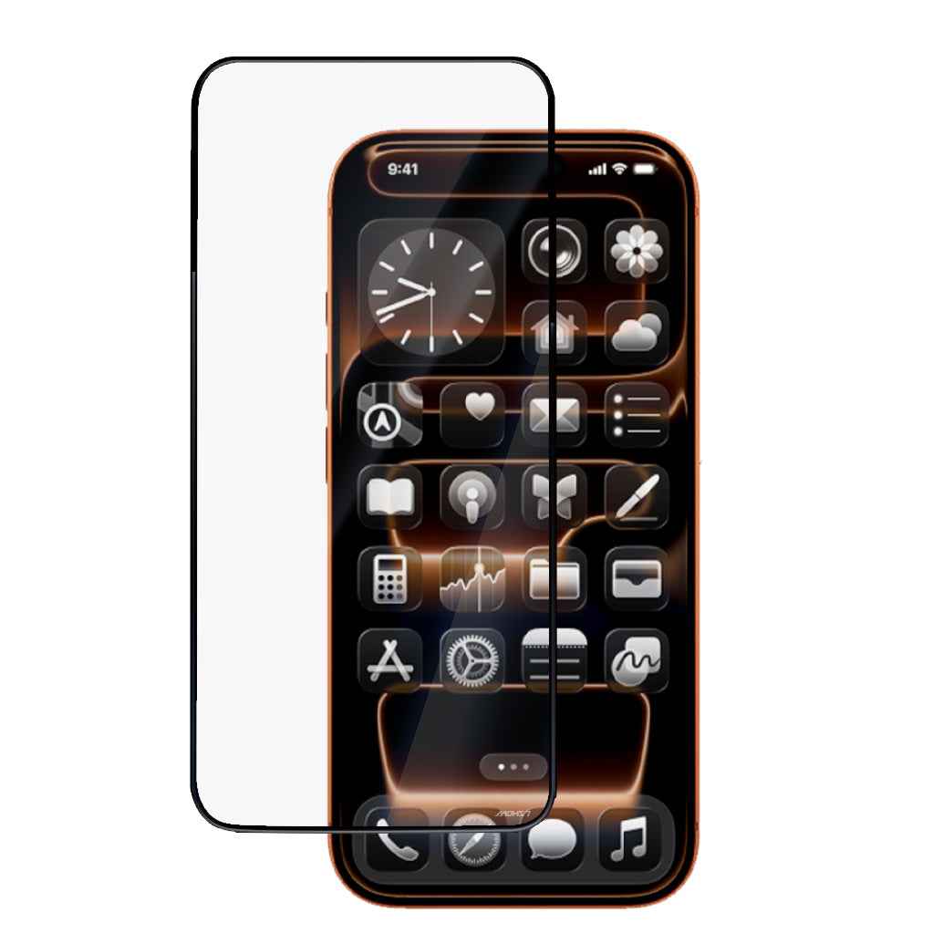 iPhone 18 Pro Max Mohseven M6 Hayalet Temperli Cam Ekran Koruyucu + Kolay Uygulama Aparatı