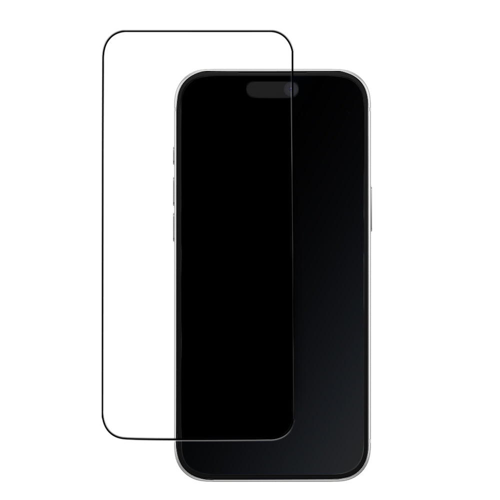 iPhone 18 Pro Mohseven M7 HD Safir Kaplama Temperli Cam Ekran Koruyucu + Hizalama Aparatı - Şeffaf renk ürün görseli