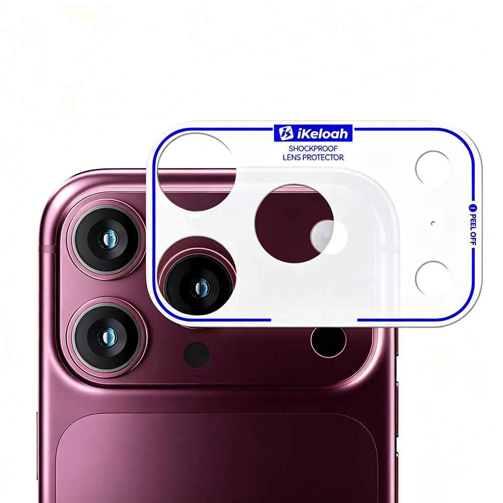 iPhone 18 Pro Mohseven Pet Film Kamera Çerçeve Koruyucu