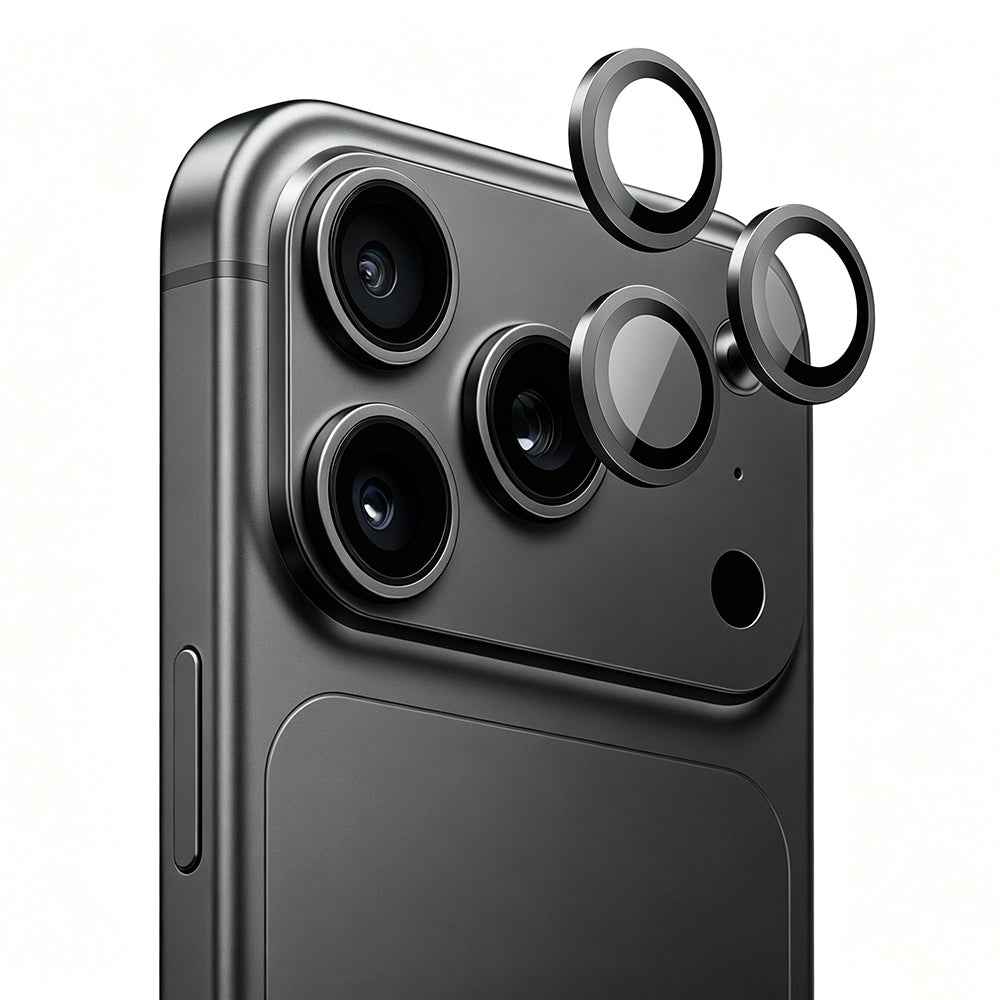 iPhone 18 Pro Mohseven Safir Tekli Alüminyum Safir Kamera Lens Koruyucu