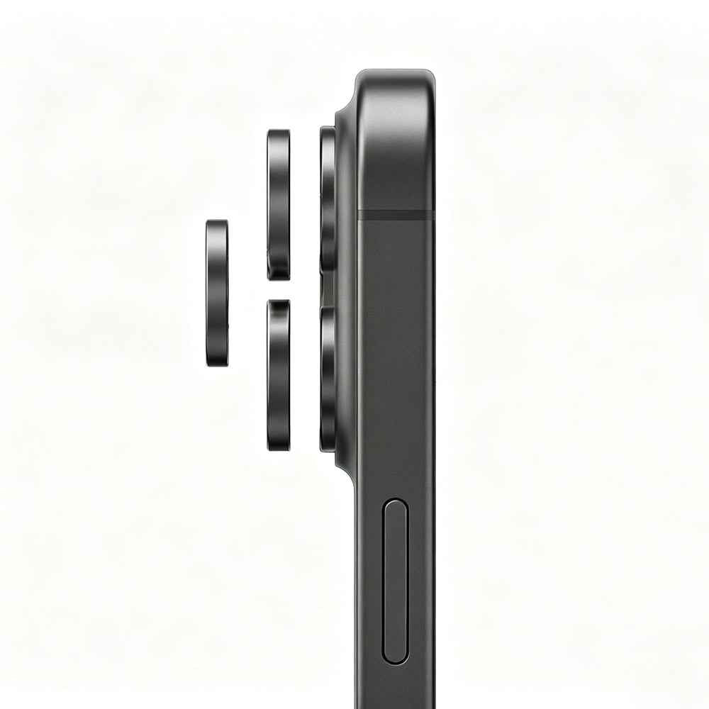 iPhone 18 Pro Mohseven Safir Tekli Alüminyum Safir Kamera Lens Koruyucu
