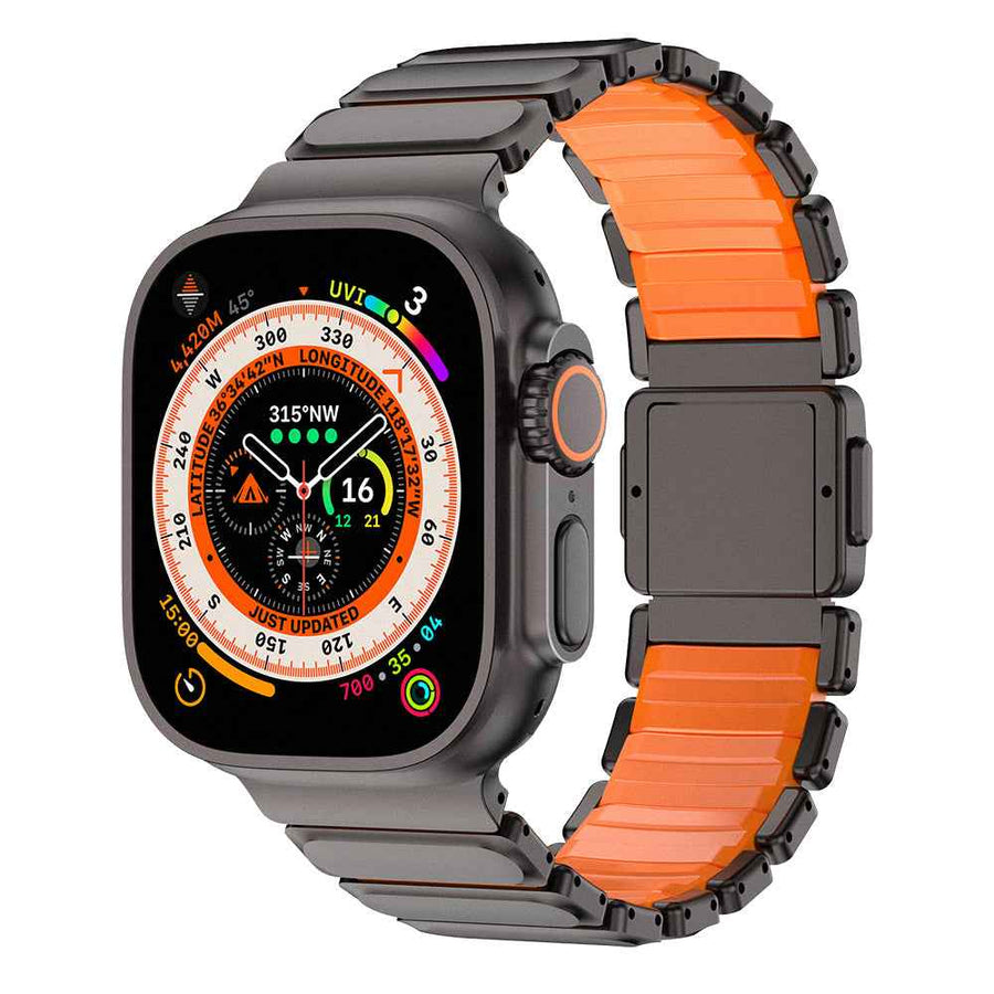 Apple Watch 42mm Mohseven Apple Watch Titancore No.2 Çelik Kordon