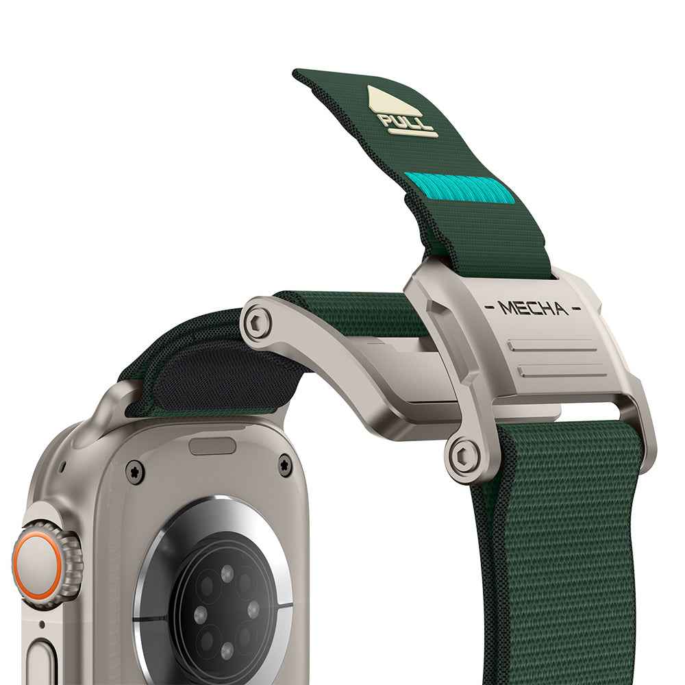 Apple Watch 44mm Mohseven Apple Watch Mecha Sport Hasır Kordon
