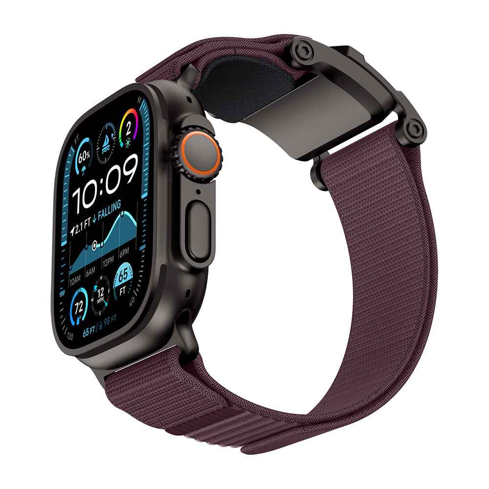 Apple Watch Seri 7-8-9 42mm-44mm-45mm Mohseven Apple Watch Mecha Sport Hasır Kordon