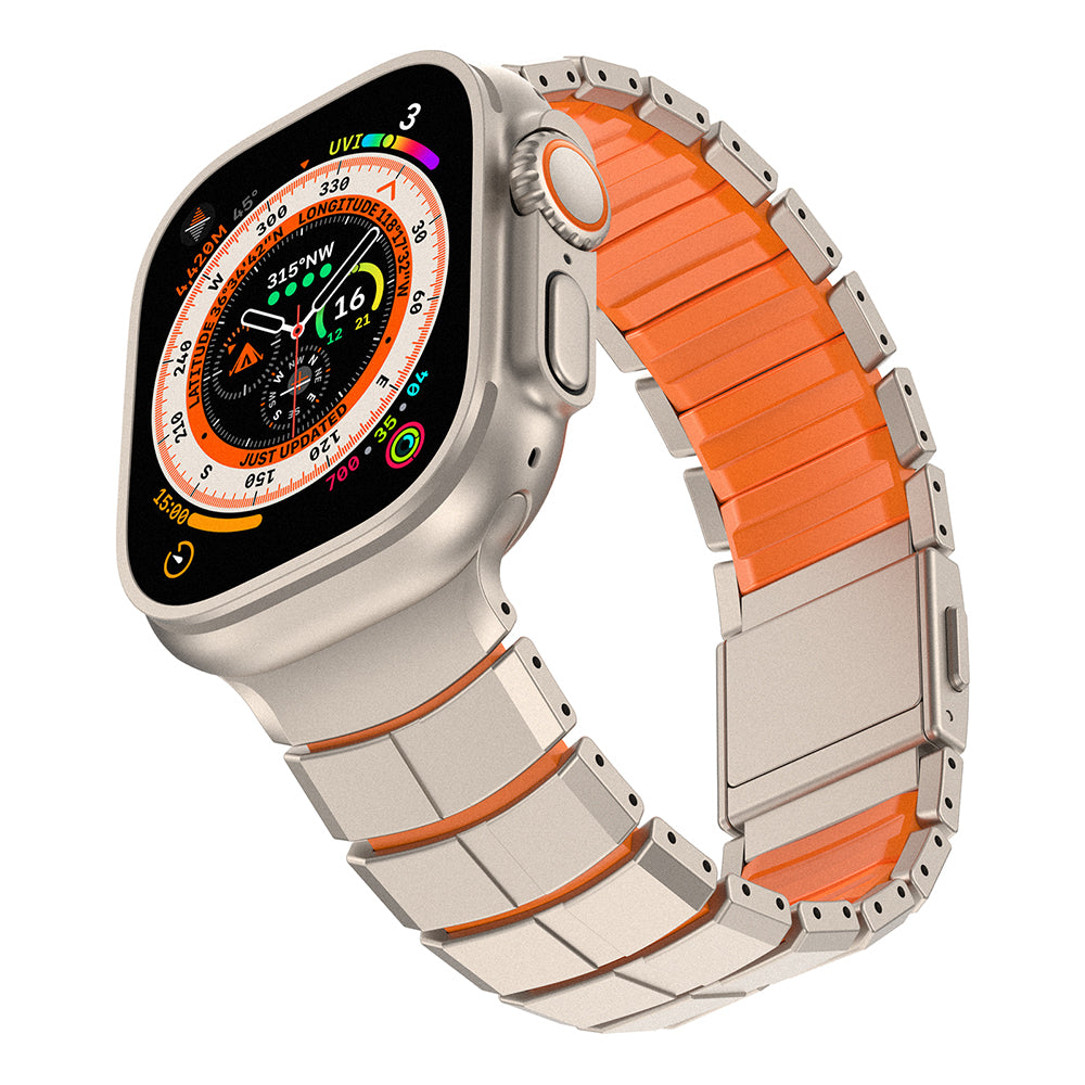 Apple Watch 7 45mm Mohseven Apple Watch Titancore No.1 Metal Kordon ürün görseli