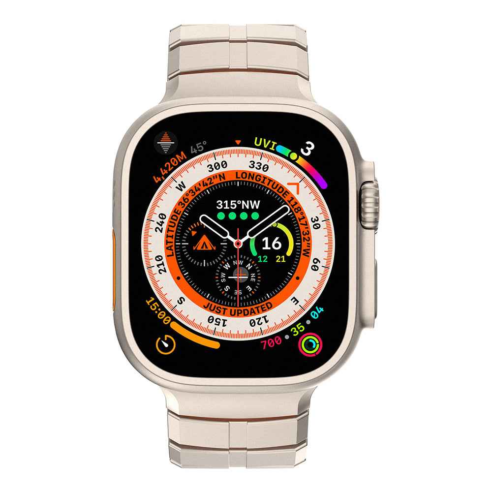 Apple Watch 7 45mm Mohseven Apple Watch Titancore No.1 Metal Kordon