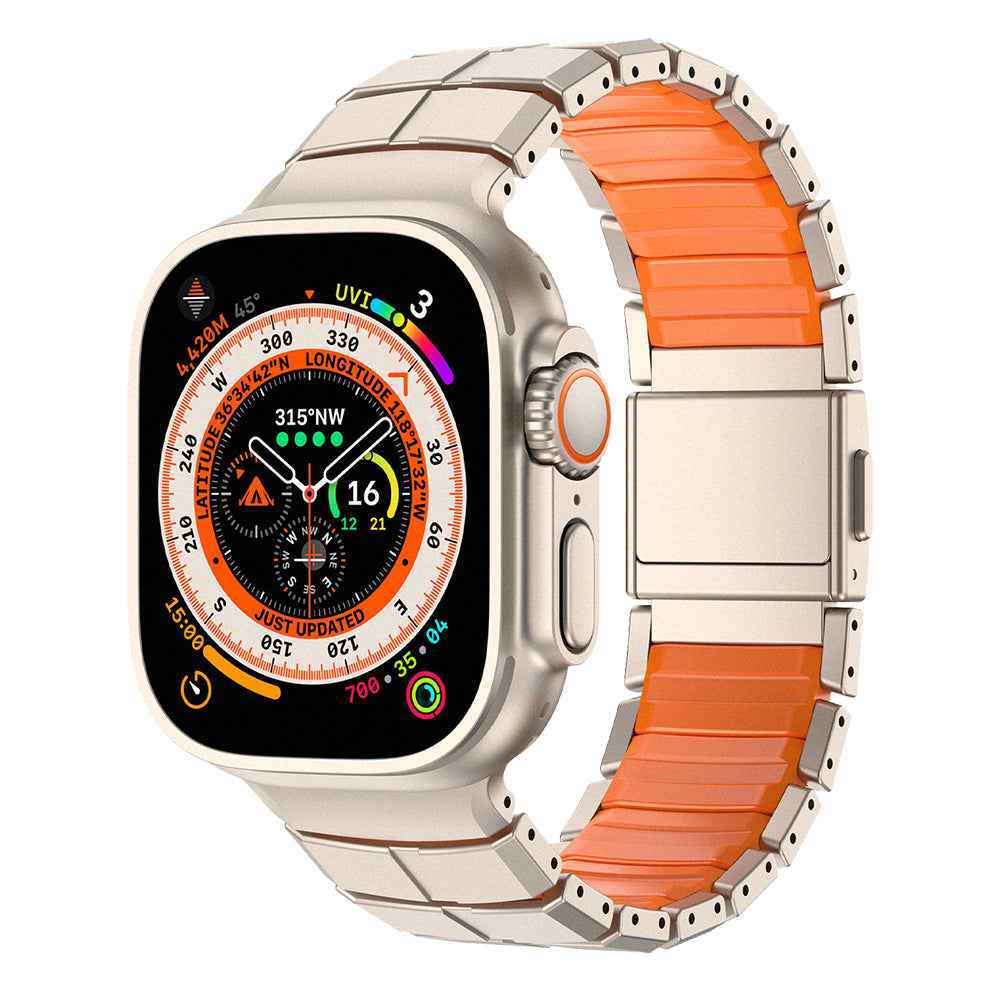 Apple Watch 7 45mm Mohseven Apple Watch Titancore No.1 Metal Kordon