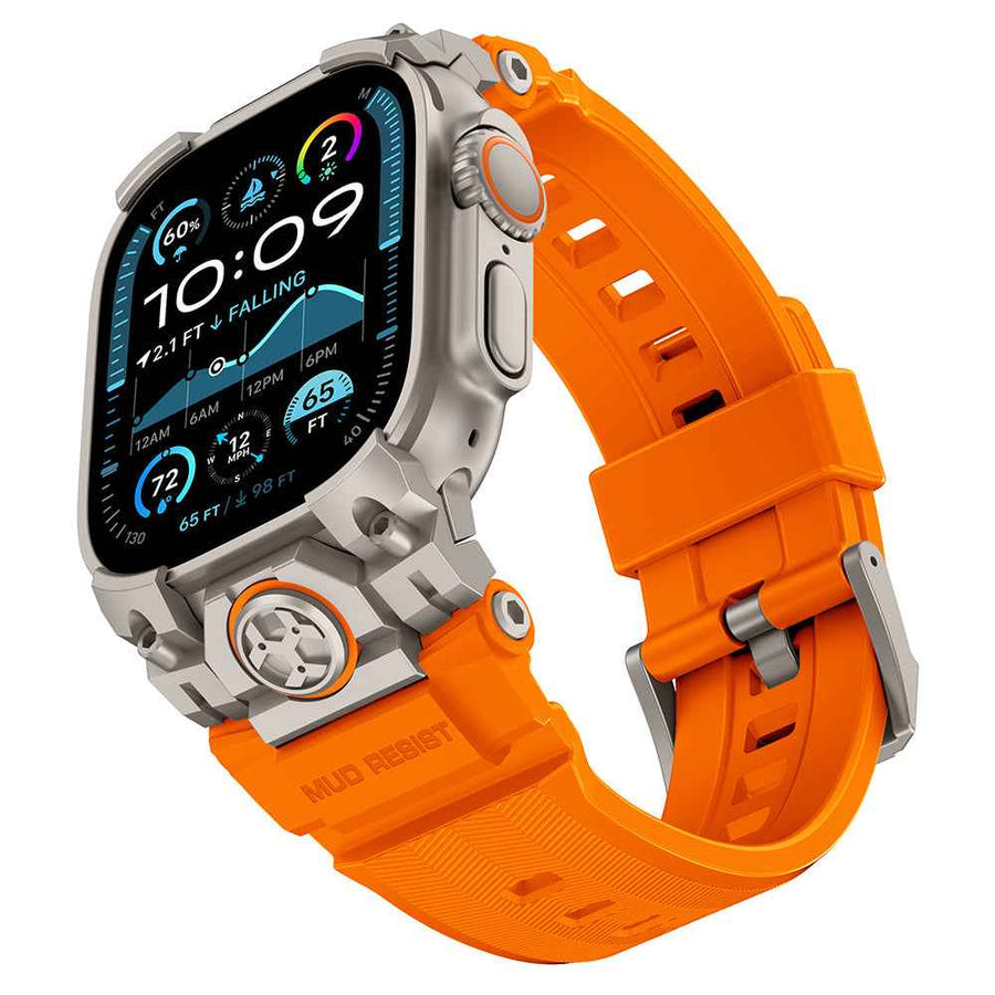 Apple Watch Ultra 49mm Mohseven Apple Watch Armor Silikon Kordon