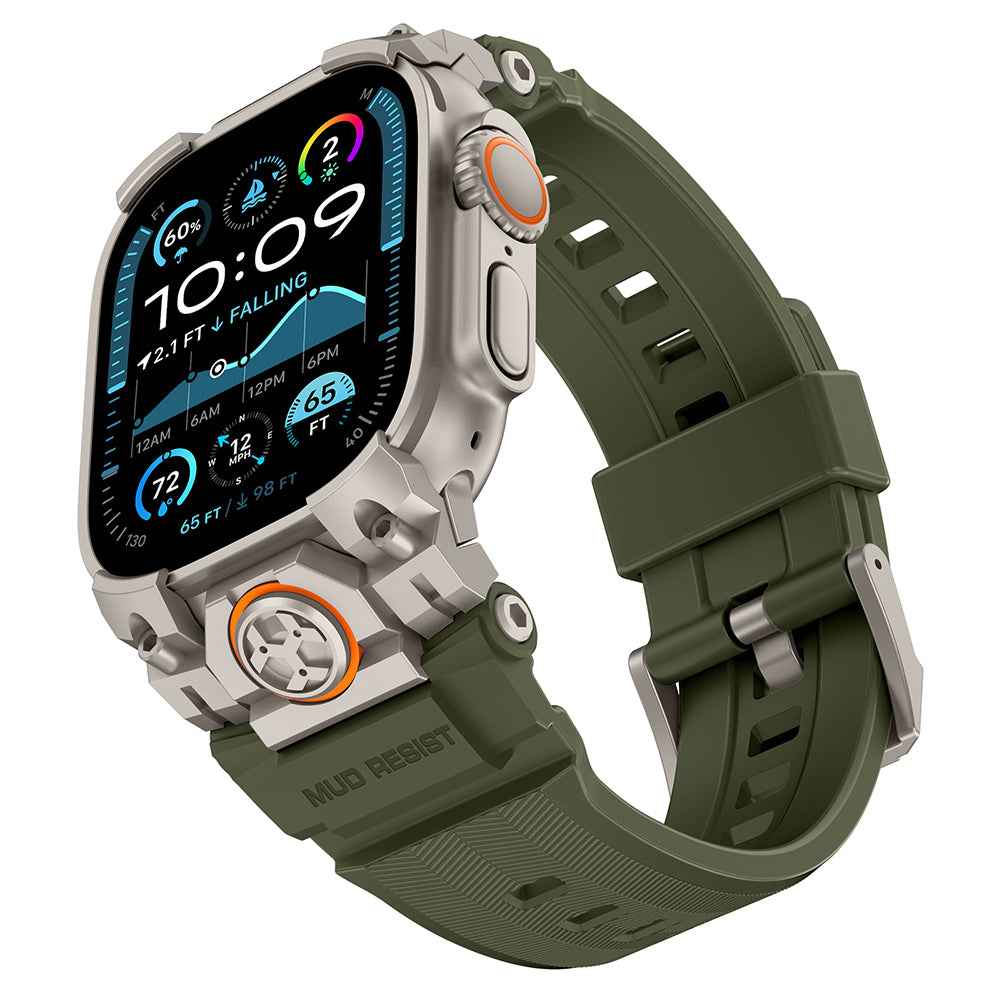 Apple Watch Ultra 49mm Mohseven Apple Watch Armor Silikon Kordon