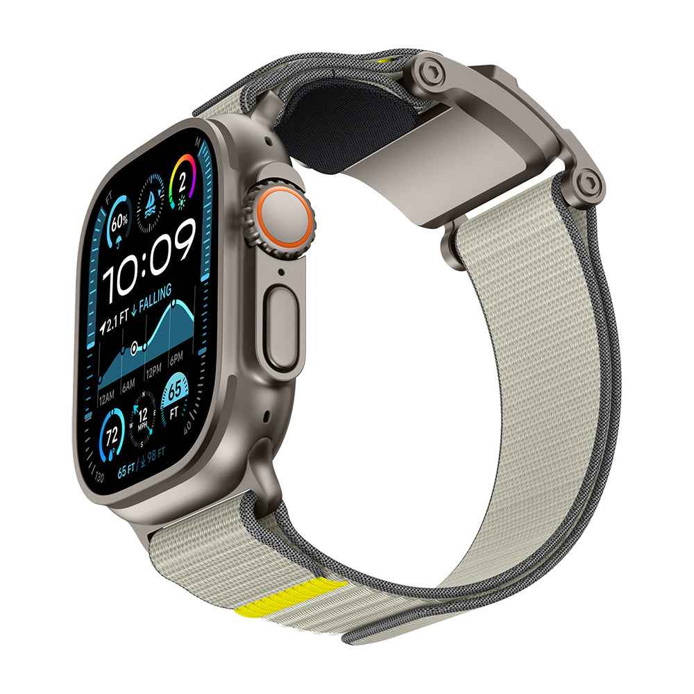 Apple Watch Ultra 49mm Mohseven Apple Watch Mecha Sport Hasır Kordon