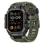 Apple Watch Ultra 49mm Mohseven Apple Watch Punk Fortress Serisi Kasa Koruyuculu Silikon Kordon