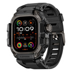 Apple Watch Ultra 49mm Mohseven Apple Watch Punk Fortress Serisi Kasa Koruyuculu Silikon Kordon ürün görseli