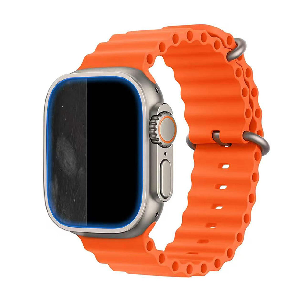 Apple Watch Ultra 49mm Mohseven Apple Watch Serisi Safir Akıllı Saat Temperli Cam Ekran Koruyucu ürün görseli