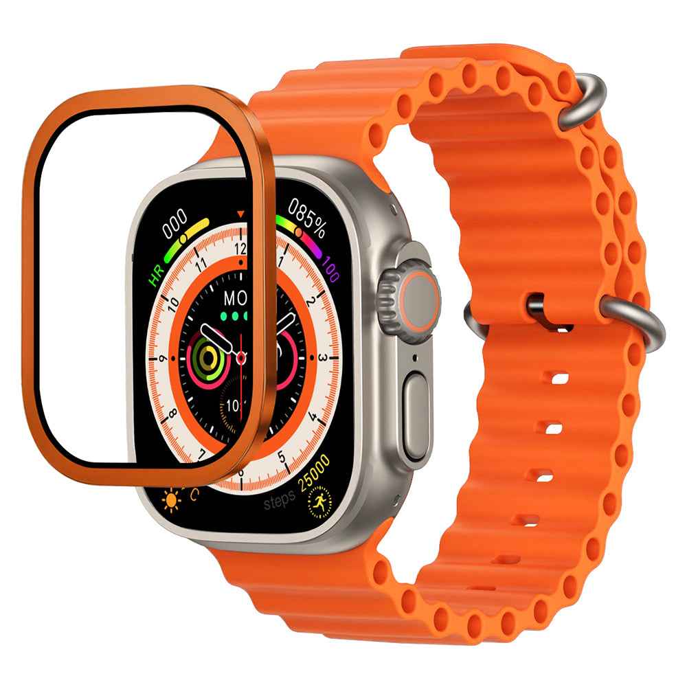 Apple Watch Ultra 49mm Mohseven Apple Watch Serisi Safir Akıllı Saat Temperli Cam Ekran Koruyucu
