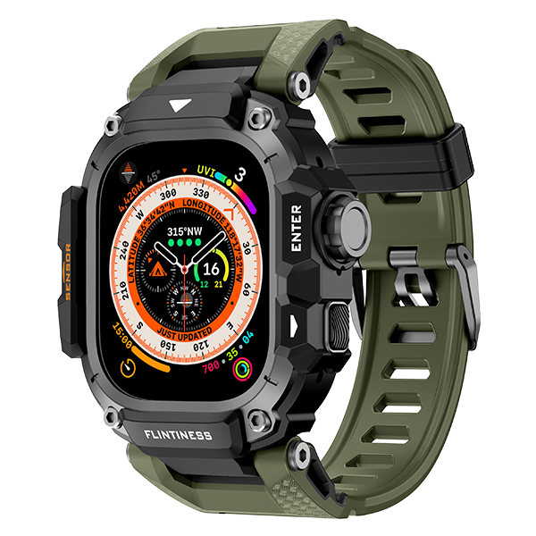 Punk Fortress Style Ultimate Protection for Extreme Sport Athlete iWatch Ultra 49MM