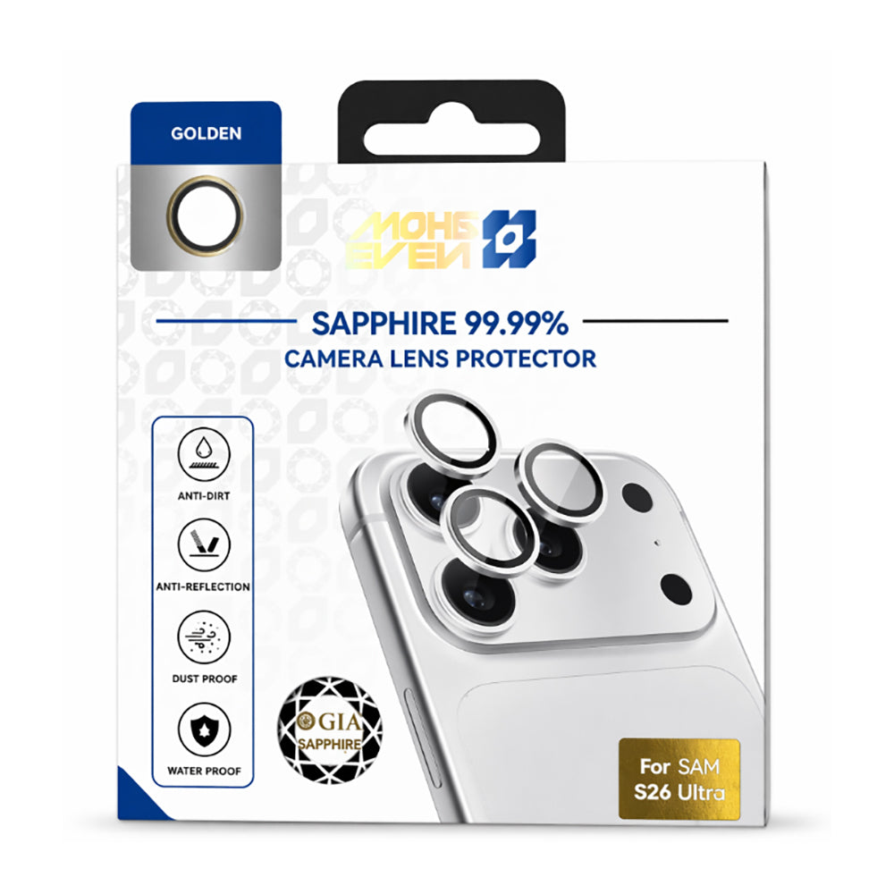 Galaxy S26 Ultra Mohseven Safir Tekli Alüminyum Safir Kamera Lens Koruyucu ürün görseli