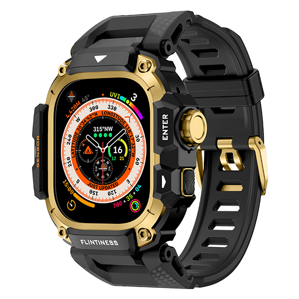 Punk Fortress Style Ultimate Protection for Extreme Sport Athlete iWatch Ultra 49MM
